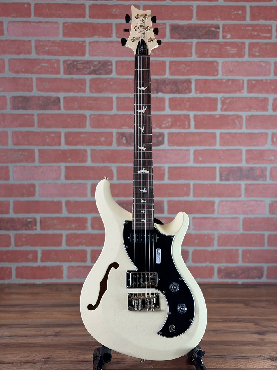 Shop PRS S2 Vela Semi-Hollow Antique White Satin | No Limit Guitar