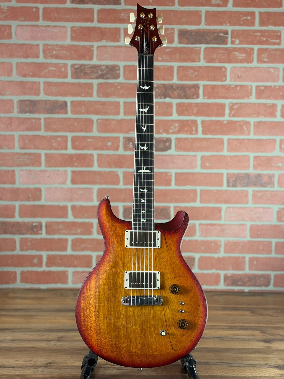 Shop PRS S2 Mira 594 Electric Guitar - Satin Dark Cherry | No