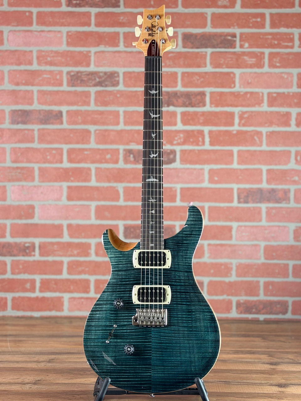 Shop PRS SE Custom 24 Left-Handed Guitar - Slate Blue | No Limit