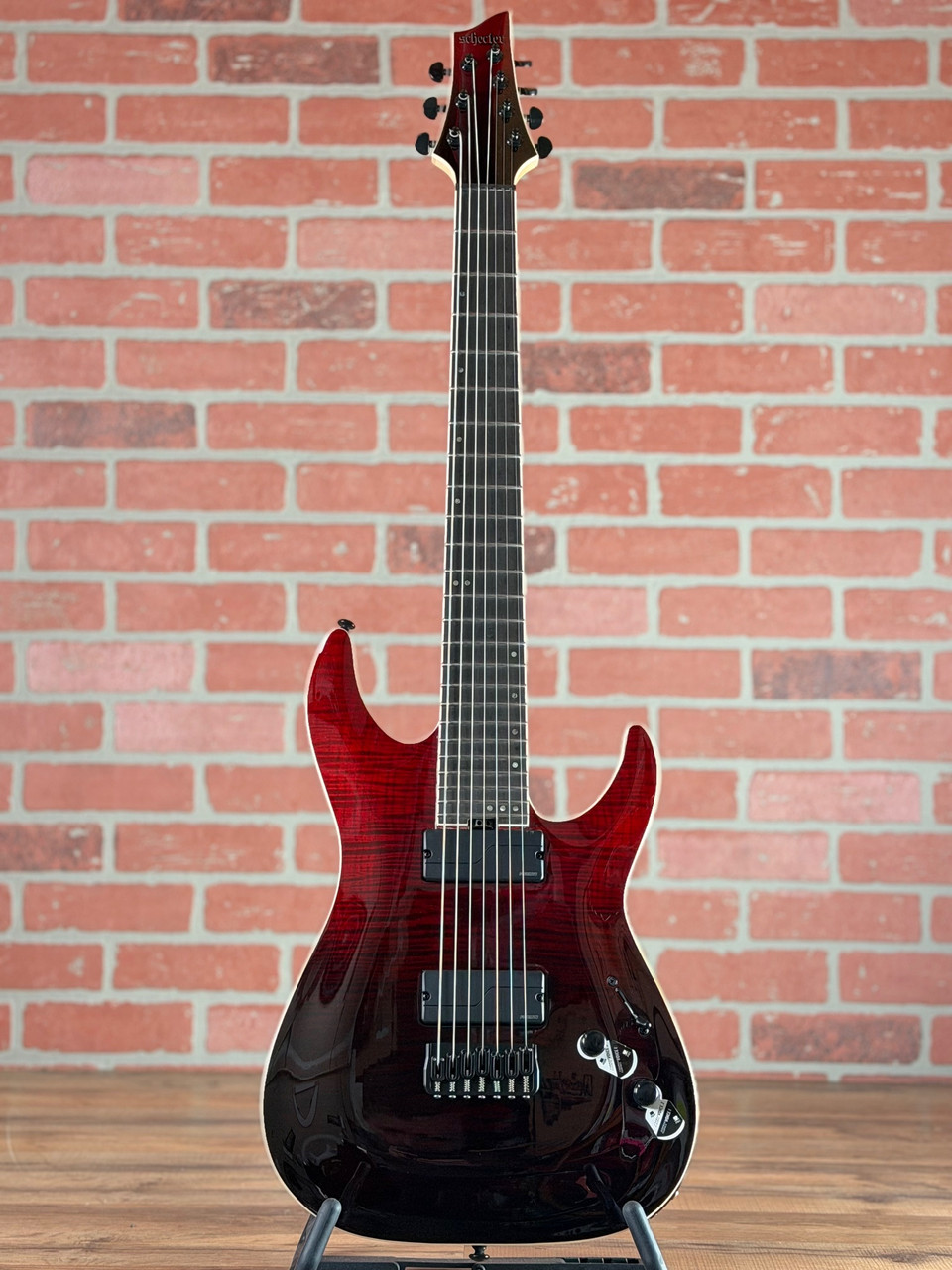 Shop Schecter C-7 SLS Elite 7-String Guitar - Blood Burst | No