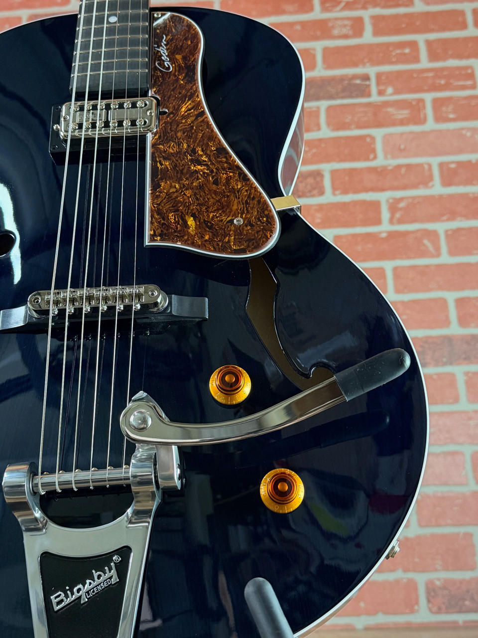 Shop Godin 5th Avenue Night Club Hollow-Body - Indigo Blue | No