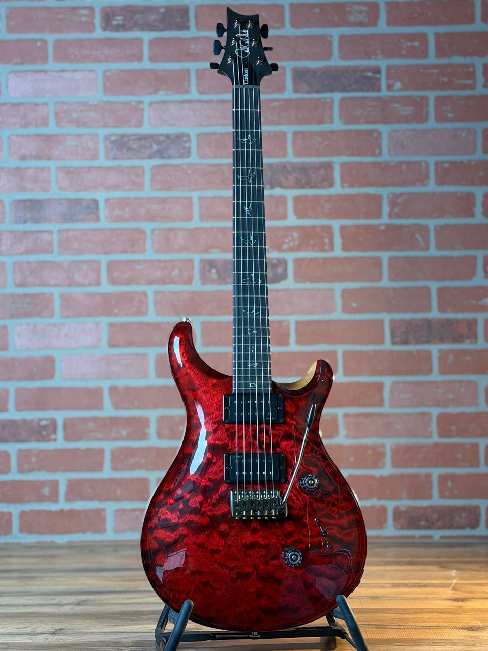 Shop PRS Custom 24 Quilt 10-Top - Red Tiger | No Limit Guitar Co