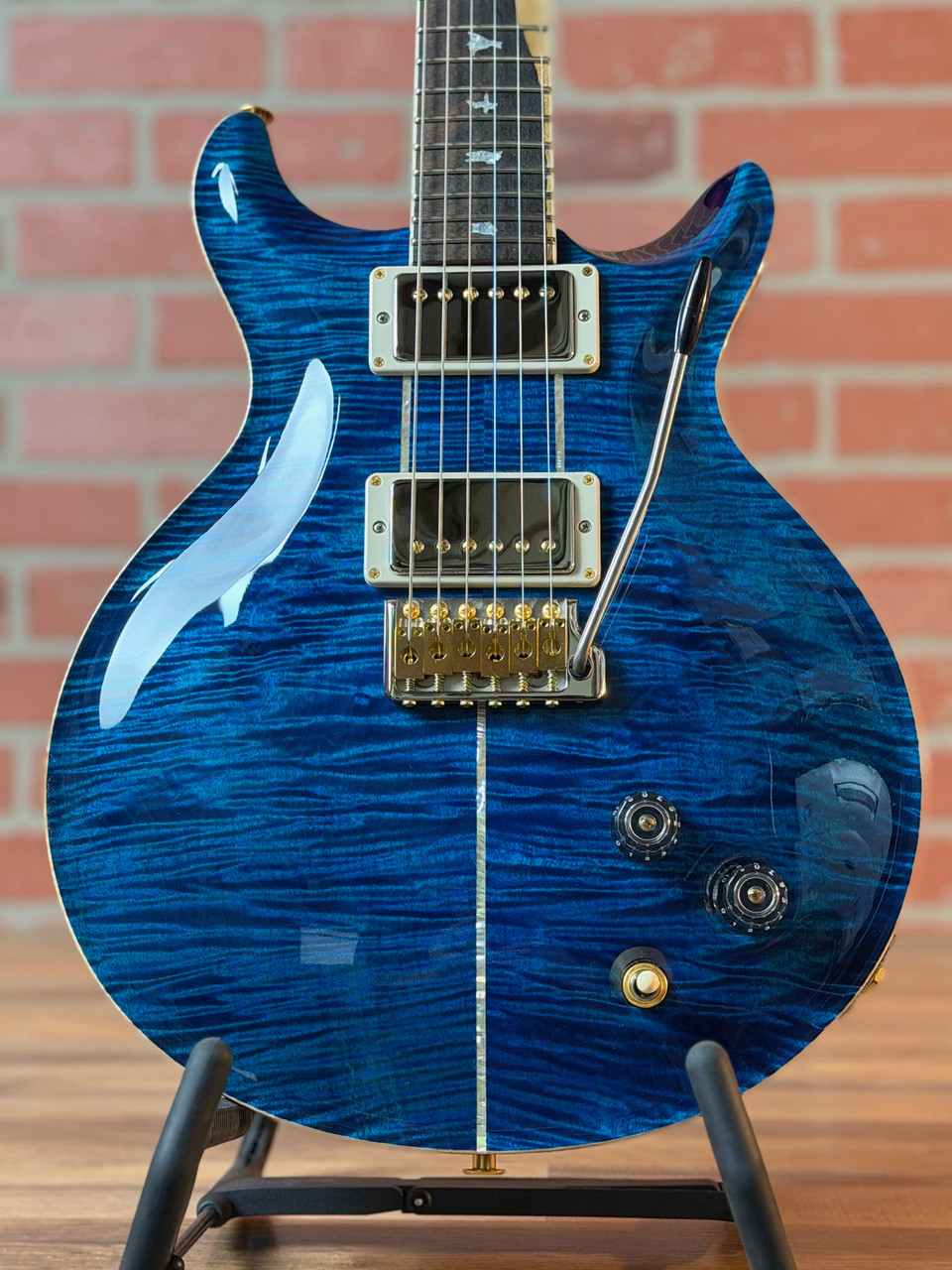 Shop PRS Santana Retro 10-Top Ziricote - Custom Blue | No Limit
