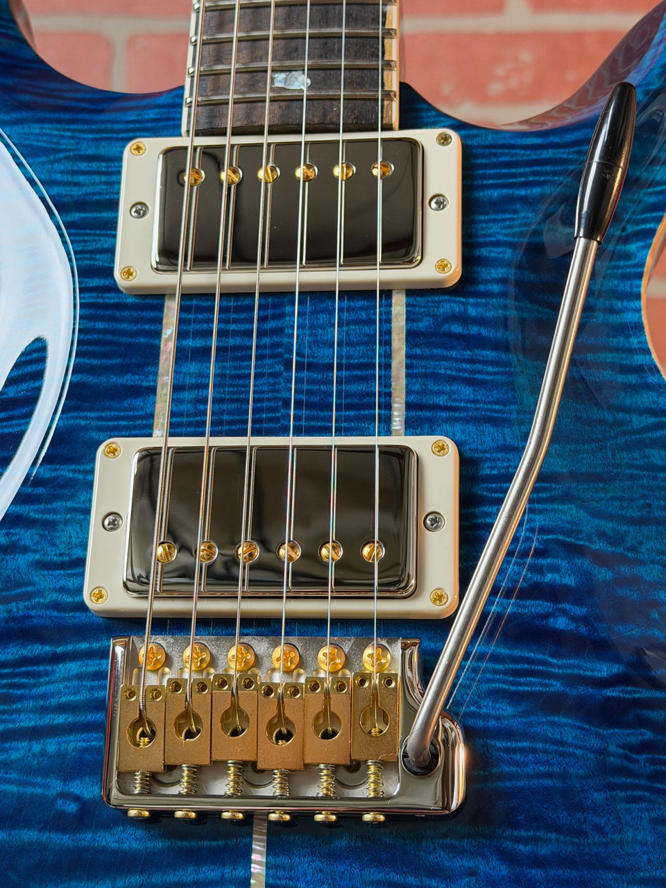 Shop PRS Santana Retro 10-Top Ziricote - Custom Blue | No Limit