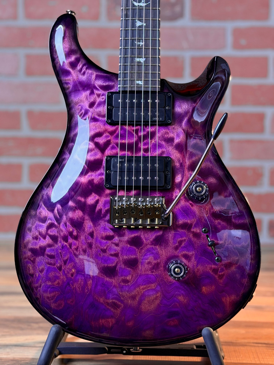 Shop PRS Custom 24 Quilt 10-Top Brazilian Rosewood - Purple Mist