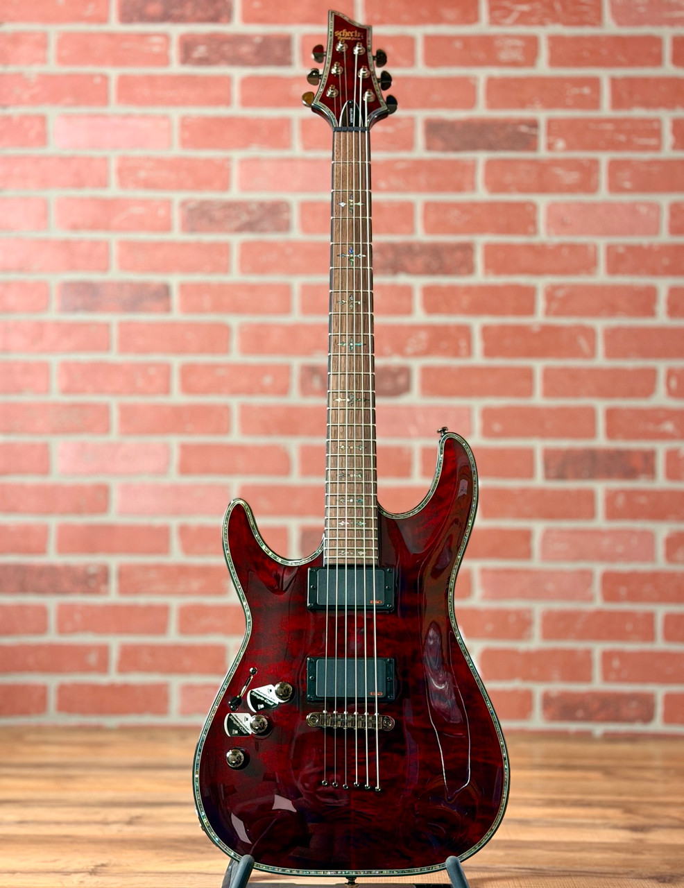 Shop Schecter Hellraiser C-1 Electric Guitar - Black Cherry | No