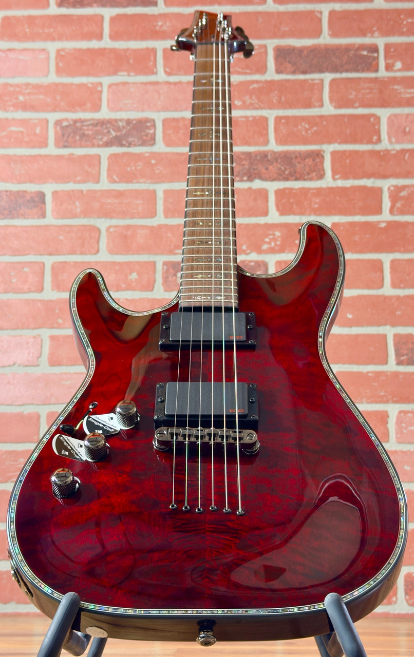 Shop Schecter Hellraiser C-1 Electric Guitar - Black Cherry | No