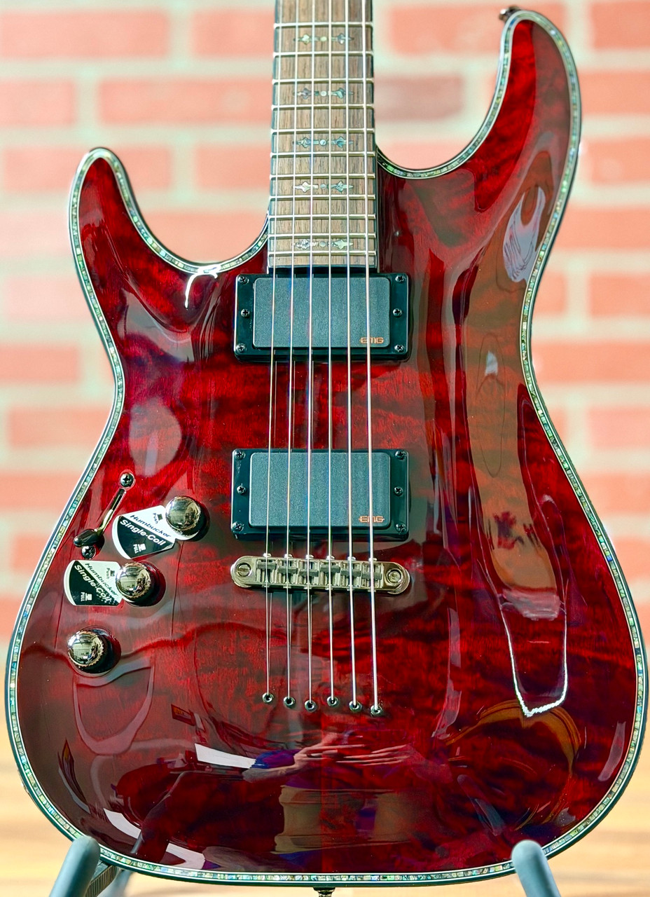 Shop Schecter Hellraiser C-1 Electric Guitar - Black Cherry | No