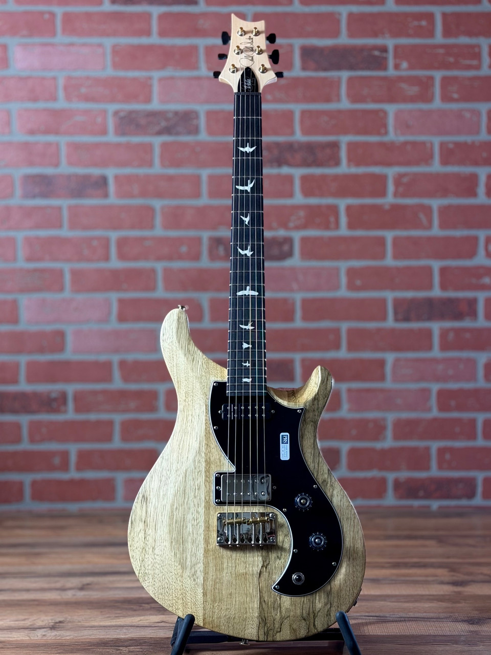 PRS S2 Vela Black Limba Limited Edition Guitar - Natural Satin