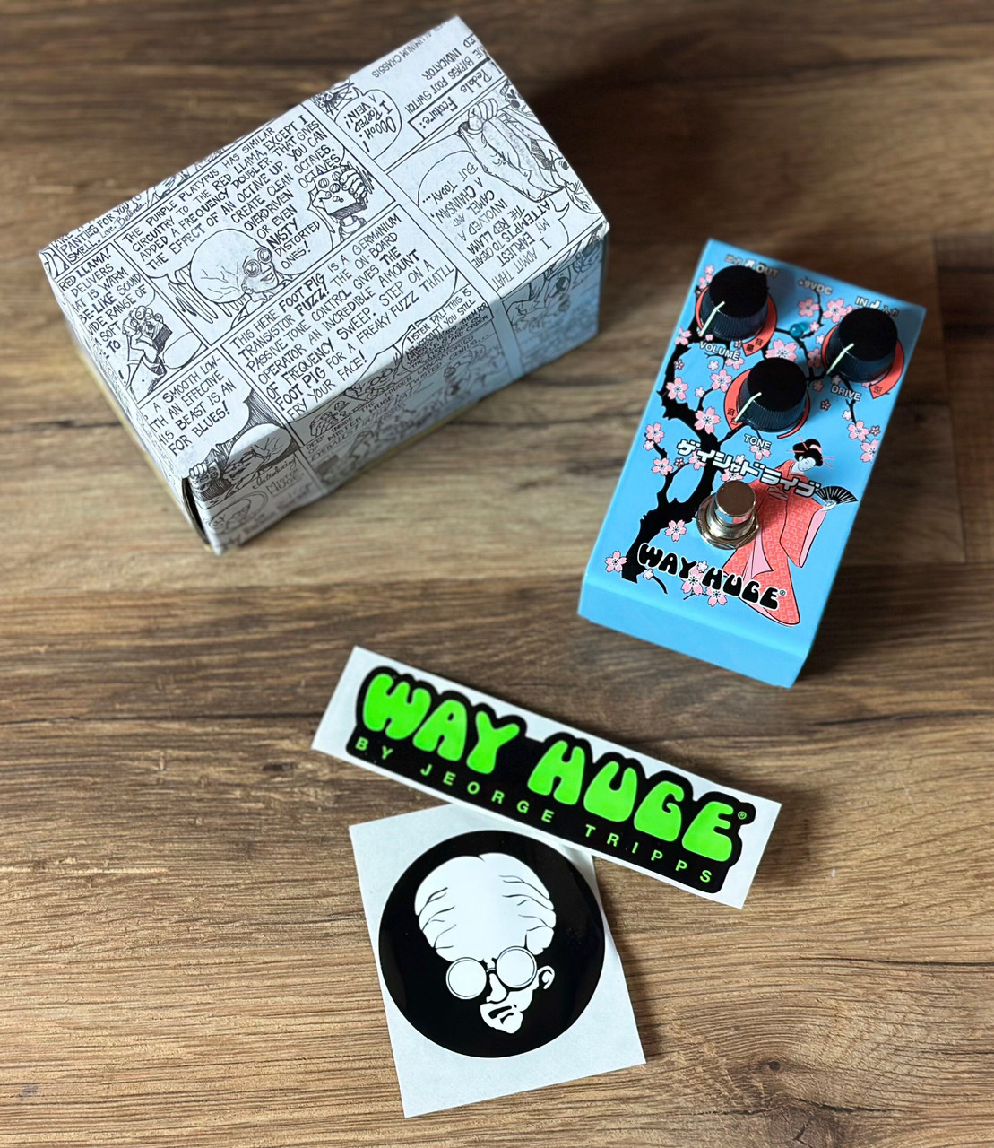 Shop Way Huge Smalls Geisha Drive Overdrive Pedal – Blue | No