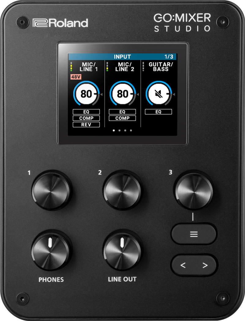 【ほぼ未使用品】Roland GO:MIXER STUDIO Shop Roland GO:MIXER STUDIO Portable Audio Mixer | No Limit Guitar
