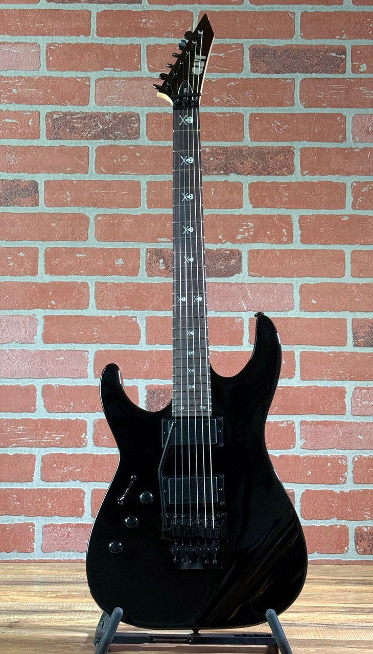 ESP LTD KH-202 Kirk Hammett Left-Handed Guitar – Black | No Limit