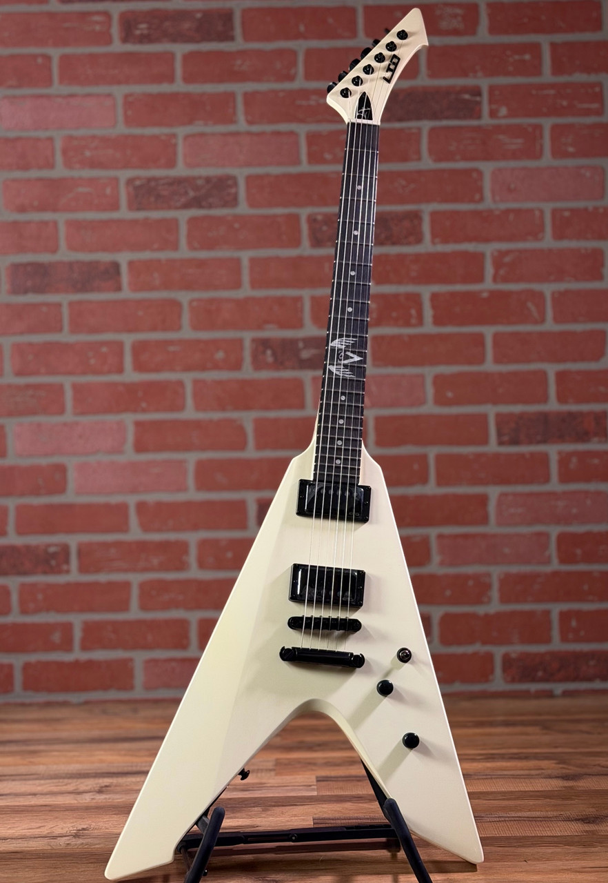 Shop ESP LTD Vulture, Olympic White | No Limit Guitar Co, Idaho Falls