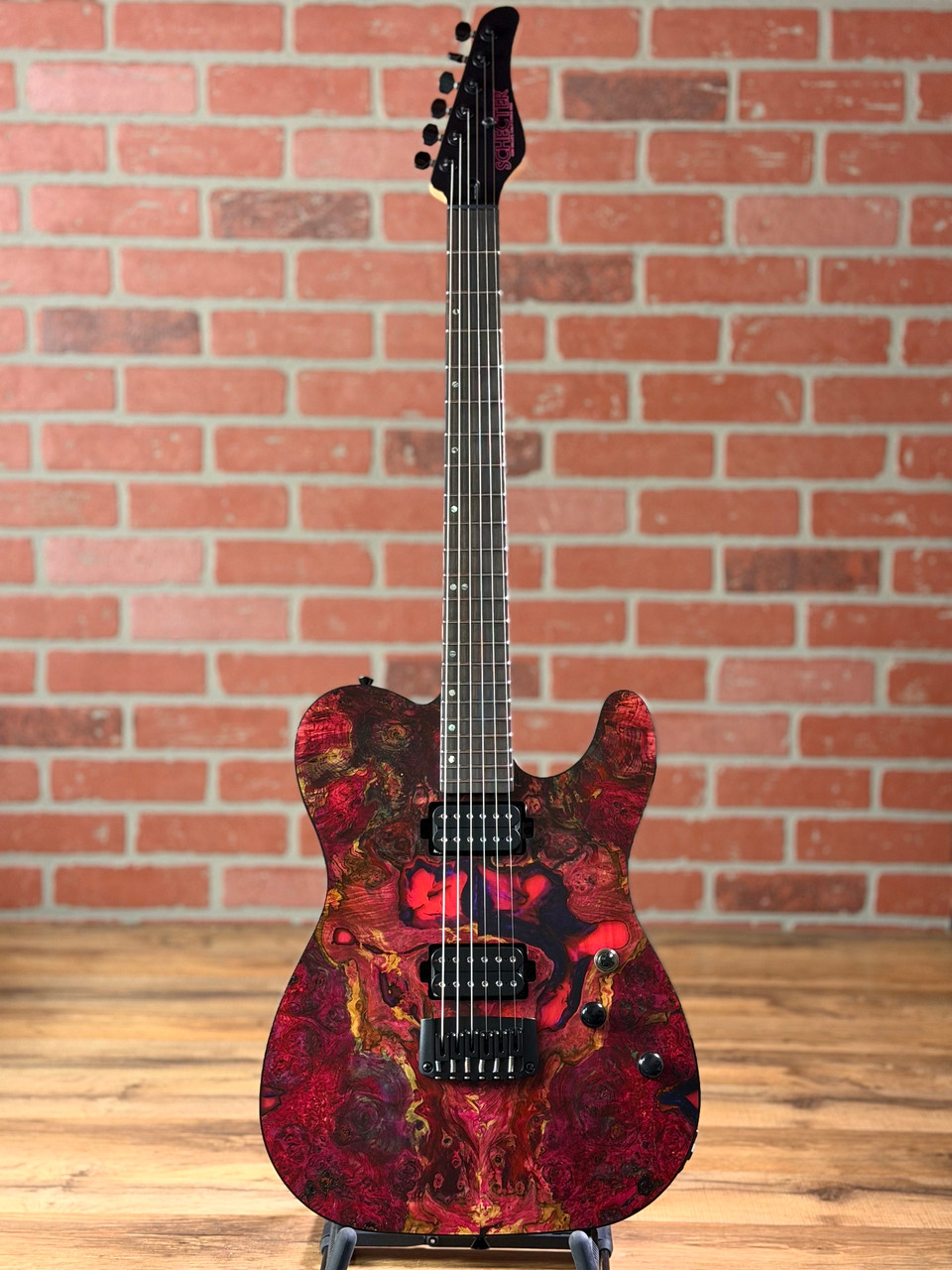 Shop Schecter USA Custom Shop PT, Poison Riot | No Limit Guitar Co