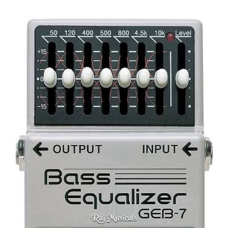 Shop BOSS GEB-7 Bass Equalizer Pedal | No Limit Guitar Co, Idaho Falls