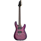 Schecter C-6 Plus Electric Guitar - Electric Magenta