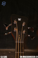 Warwick Rockbass Alien Standard-4 String-Fretless with Lines - Natural Transparent Acoustic Bass