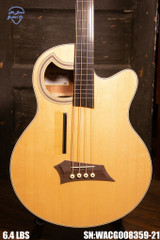 Warwick Rockbass Alien Standard-4 String-Fretless with Lines - Natural Transparent Acoustic Bass