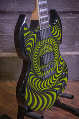 Wylde Audio Barbarian Green Psychic Bullseye Electric Guitar