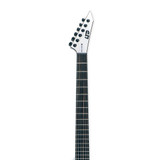 LTD Arrow-NT Arctic Metal Electric Guitar - Snow White Satin