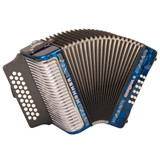 Hohner Corona II Accordion FBbEb, Dark Blue w/Case