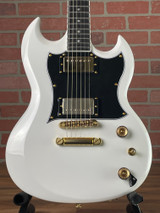 Schecter ZV-H6llyw66d Gloss White Electric Guitar