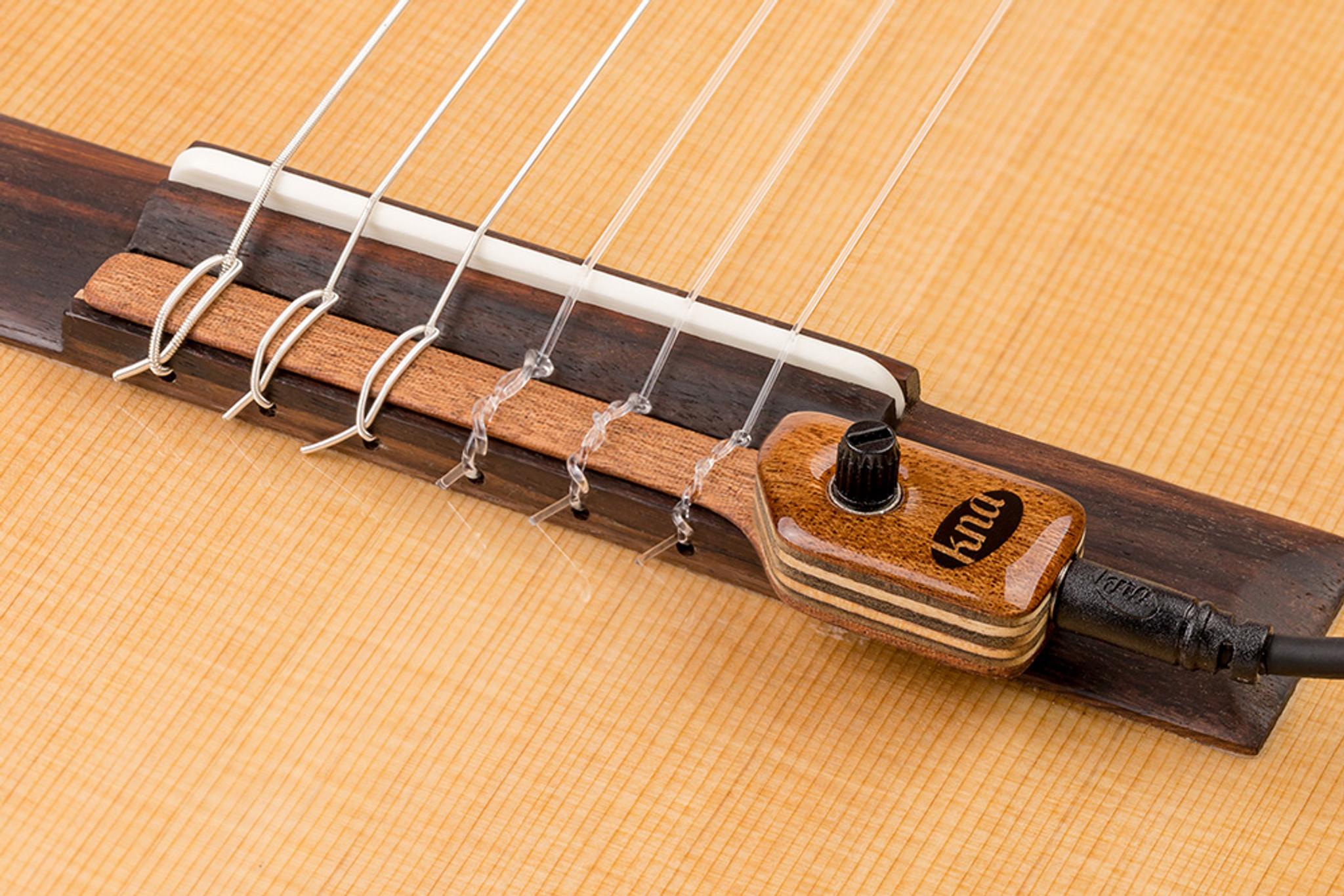 KNA NG-2 Portable Piezo Pickup For Nylon String Guitar at No Limit Guitar Co