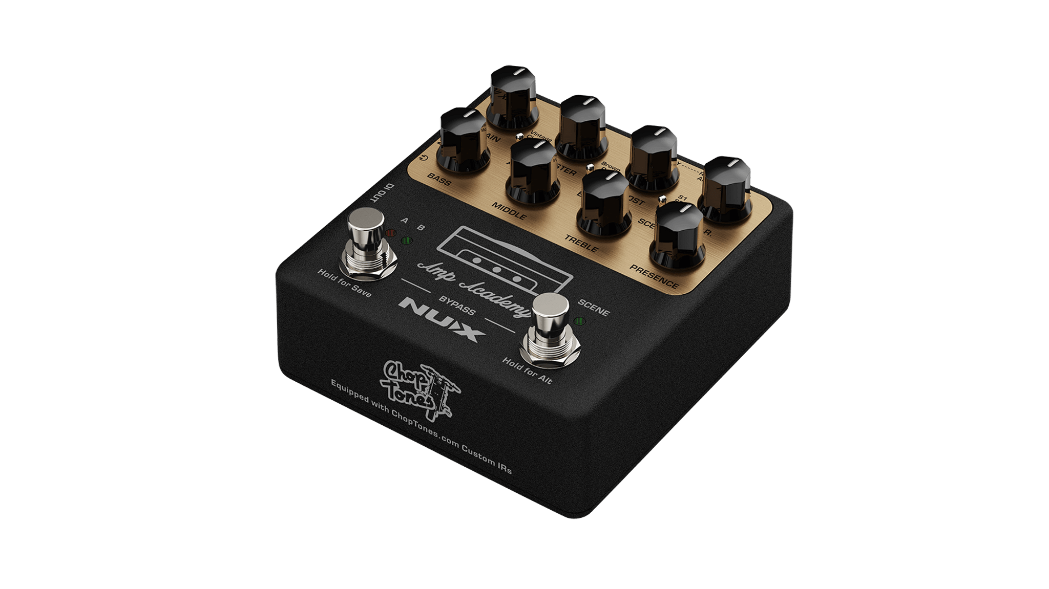 NUX Amp Academy Amp Modeling Stompbox at No Limit Guitar Co
