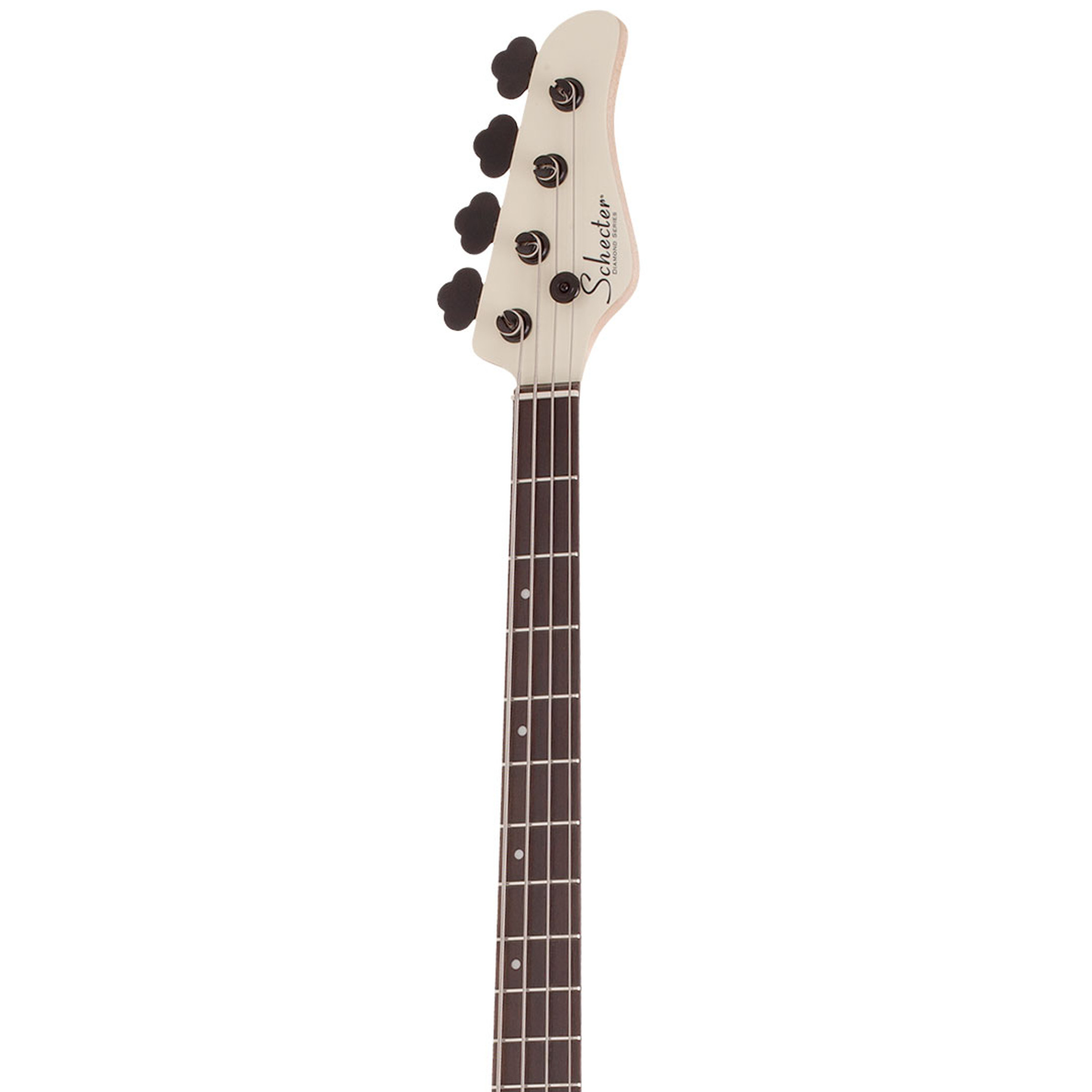 Schecter P-4 Electric Bass Guitar - Ivory at No Limit Guitar Co