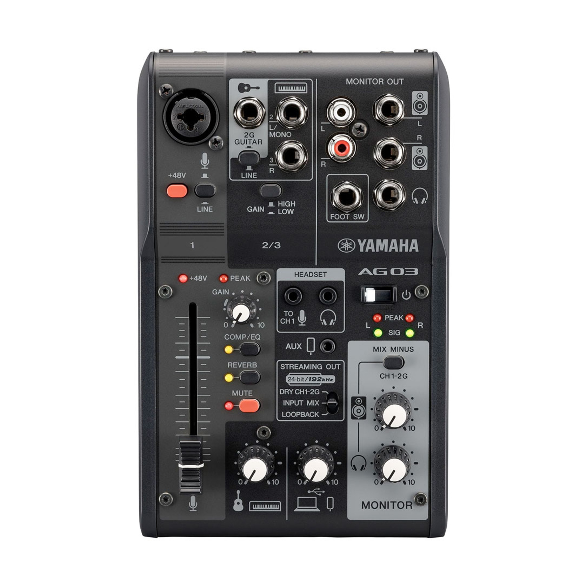 Yamaha AG03MK2 LSPK USB Loopback Live Streaming Kit at No Limit ...