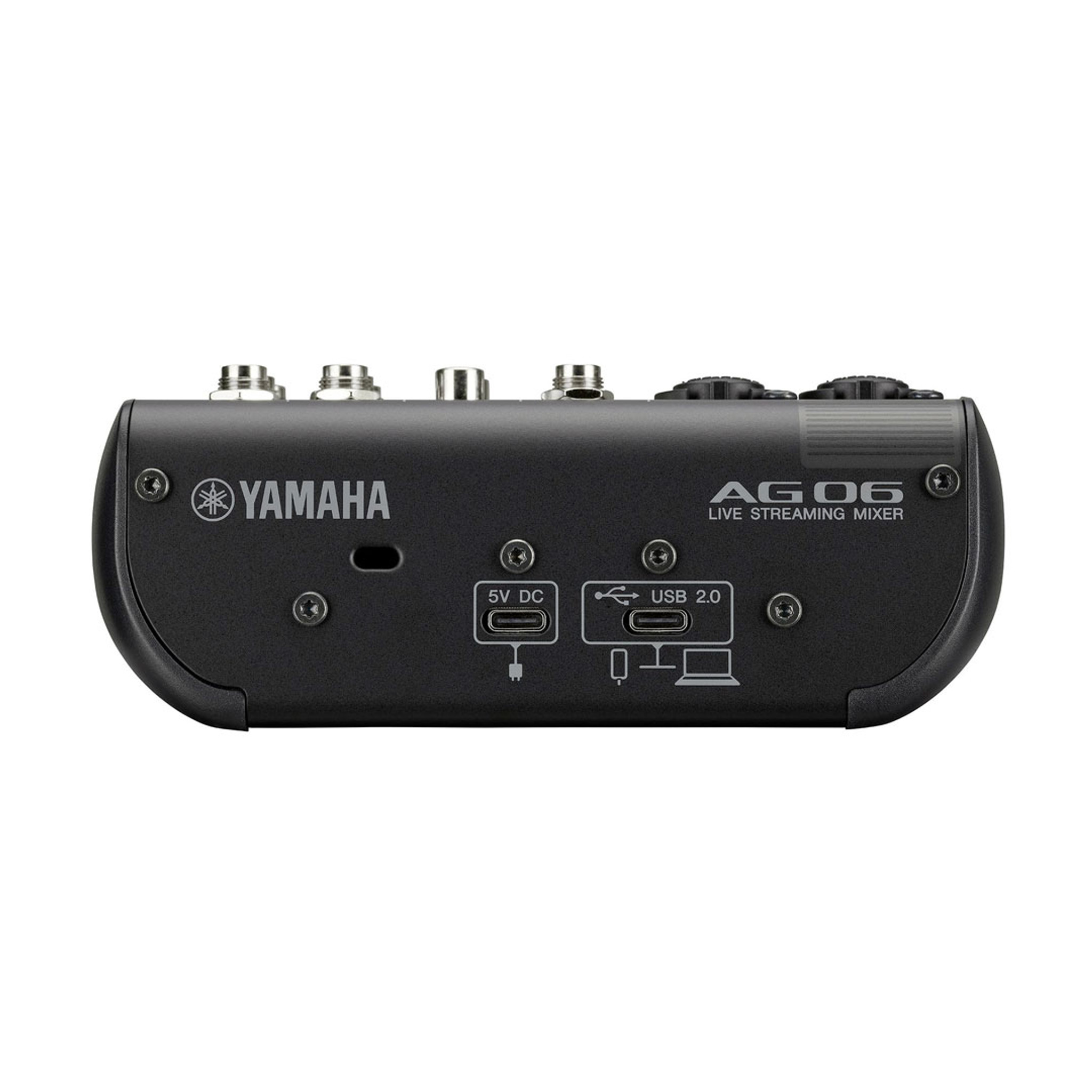 Yamaha AG06MK2 6-Channel Live Streaming Loopback Audio USB Mixer at No  Limit Guitar Co