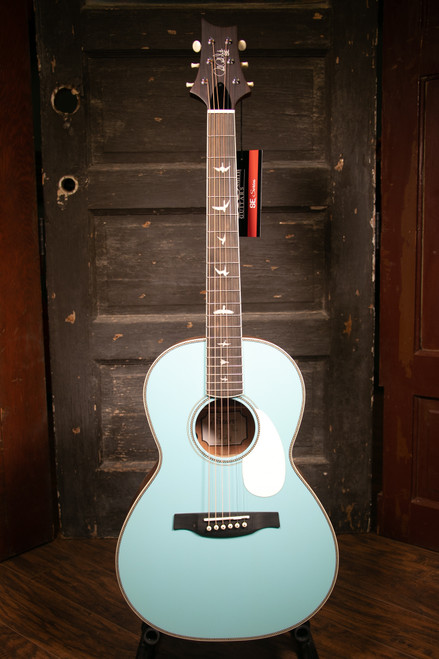 PRS SE P20E Powder Blue Parlor Acoustic Guitar at No Limit Guitar Co