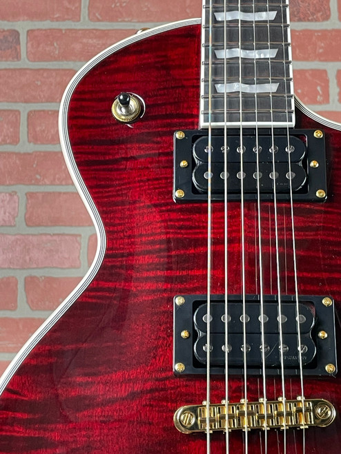 ESP LTD EC-1000T CTM Electric Guitar - See-thru Black Cherry