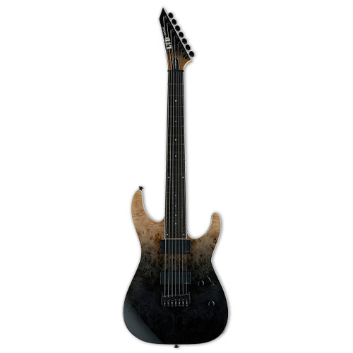 LTD M-1007HT Black Fade 7 String Electric Guitar 