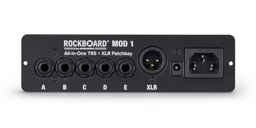 RockBoard MOD 1 V2 - All-in-One TRS & XLR, IEC & Barrel Patchbay