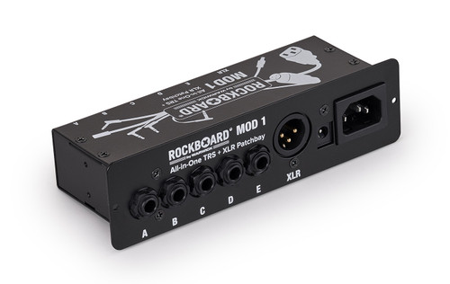 RockBoard MOD 1 V2 - All-in-One TRS & XLR, IEC & Barrel Patchbay