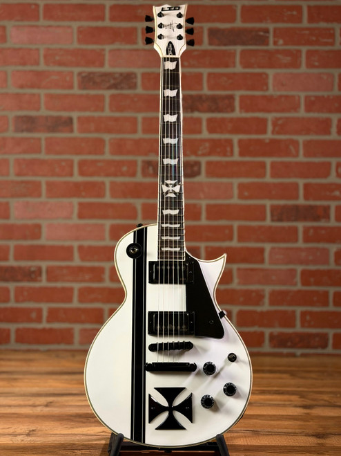 ESP LTD Signature Series James Hetfield Iron Cross Electric Guitar - Snow White
