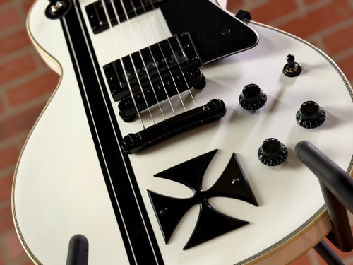 ESP LTD Signature Series James Hetfield Iron Cross Electric Guitar - Snow White