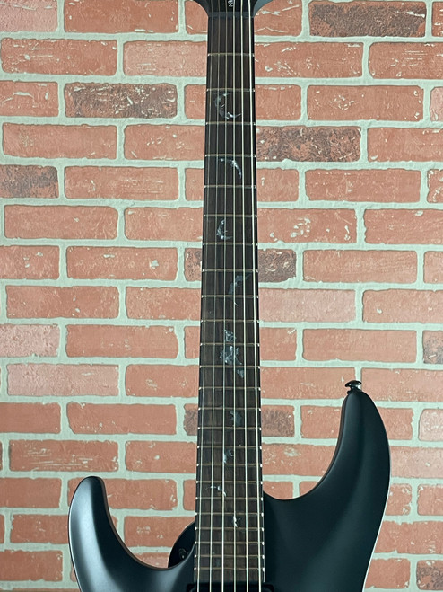 Schecter Damien-6 Left-Handed Electric Guitar - Satin Black Schecter Damien-6 Left-Handed Electric Guitar - Satin Black