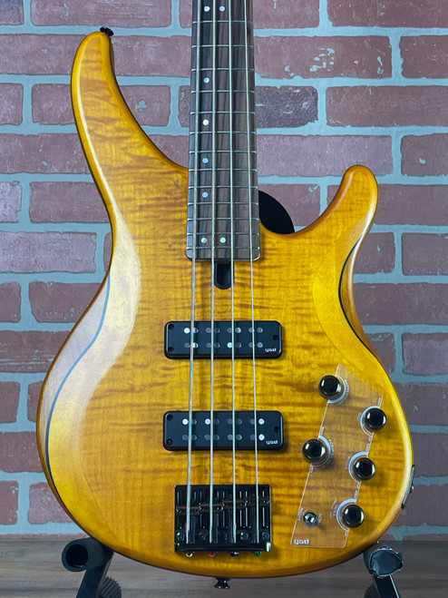 Yamaha TRBX604FM 4 String Electric Bass Guitar - Matte Amber Yamaha TRBX604FM 4 String Electric Bass Guitar - Matte Amber