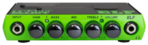 Revolutionary Trace Elliot ELF bass amp with 200W power in 1.6 lb, back-pocket size. Most portable gig-worthy amplifier ever made. No Limit Guitar Co, Idaho Falls.