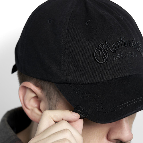 Martin Tone on Tone Pick Hat - Black Martin Tone on Tone Pick Hat - Black