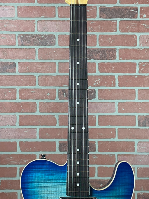 Schecter USA Custom Shop PT Custom HH Electric Guitar - Trans Sky Blue Schecter USA Custom Shop PT Custom HH Electric Guitar - Trans Sky Blue