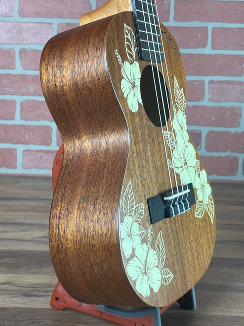 Kala Hibiscus Mahogany Tenor Ukulele