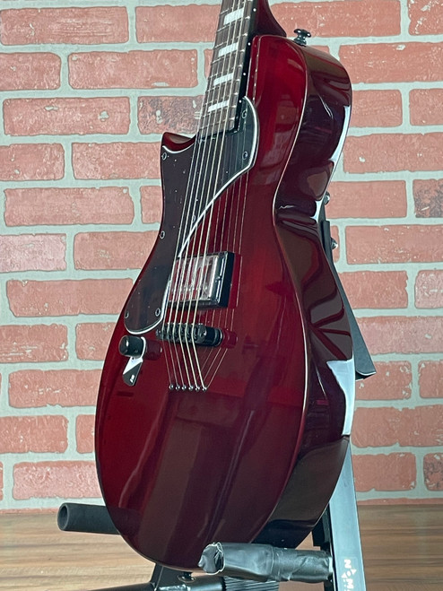 ESP LTD EC-201FT Electric Guitar (Left-Handed) - See thru Black Cherry