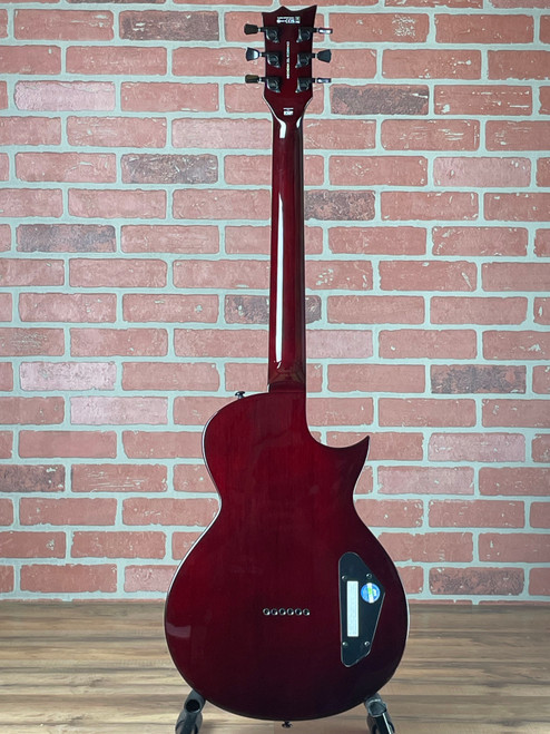 ESP LTD EC-201FT Electric Guitar (Left-Handed) - See thru Black Cherry