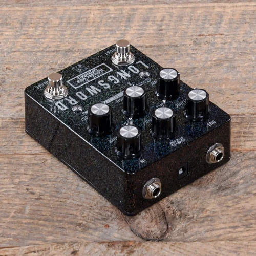 Electronic Audio Experiments Longsword Distortion Pedal - Black Sparkle