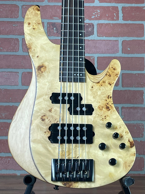 Schecter Reaper-5 String Bass - Natural Satin