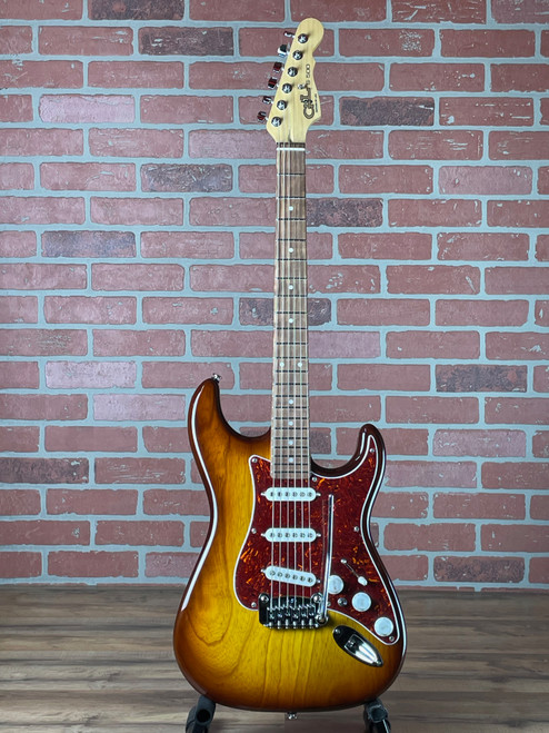 G&L Fullerton Deluxe S-500 Dent 'n' Scratch Electric Guitar - Old School Tobacco (Store Demo)