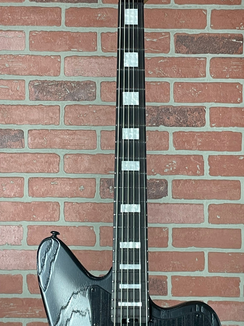 ESP LTD XJ-1B Baritone Electric Guitar - Silver Blast